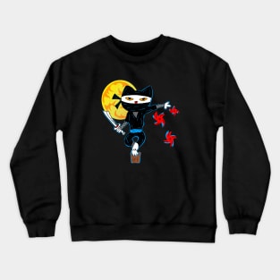 The Ninja Cat Crewneck Sweatshirt